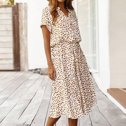 Polka Dot Kleid für Damen - Zanna