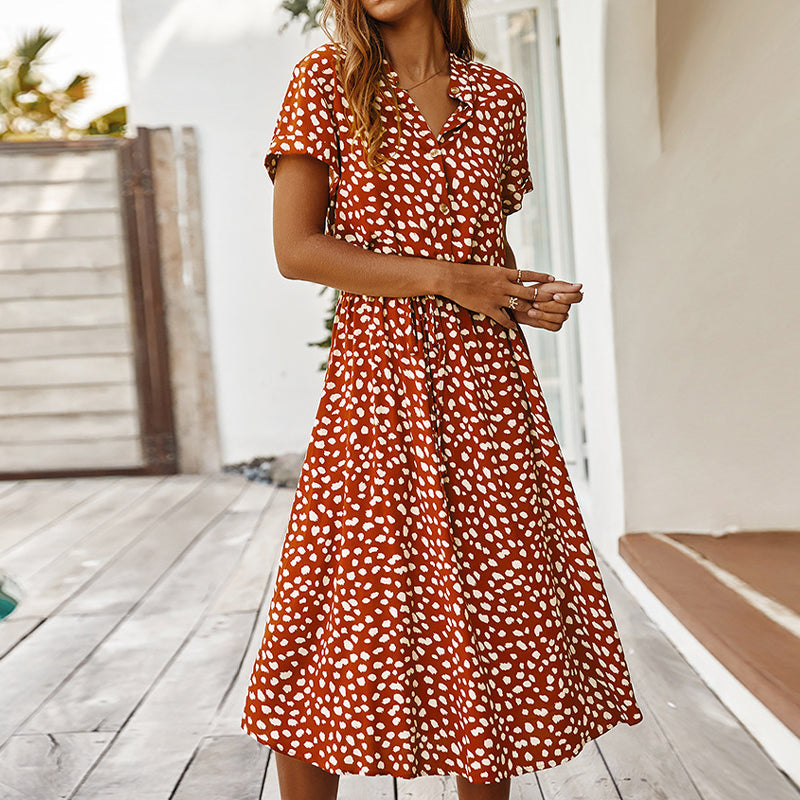 Polka Dot Kleid für Damen - Zanna