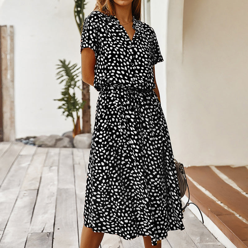 Polka Dot Kleid für Damen - Zanna