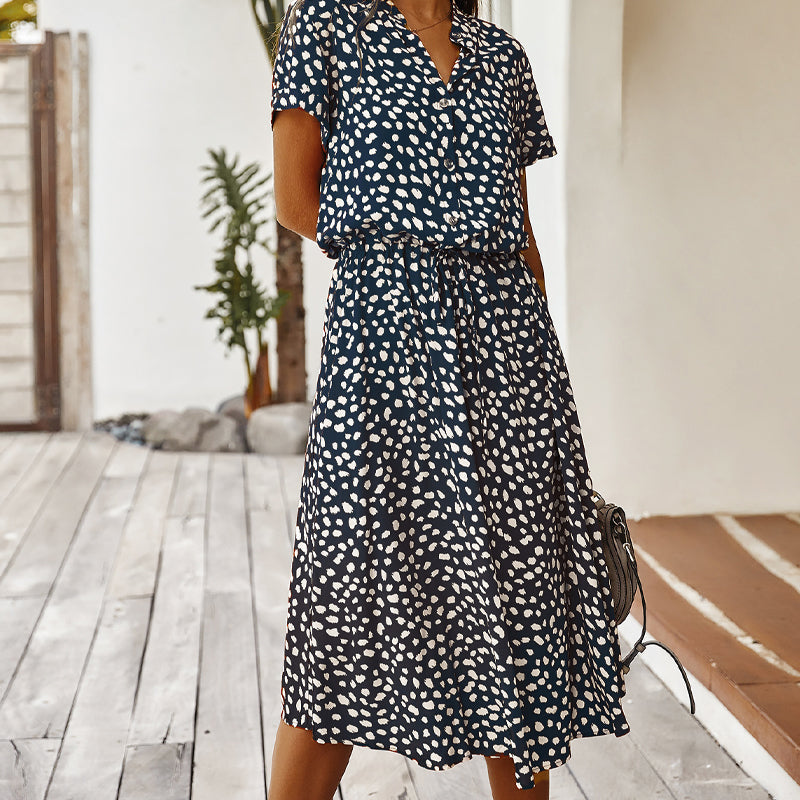 Polka Dot Kleid für Damen - Zanna