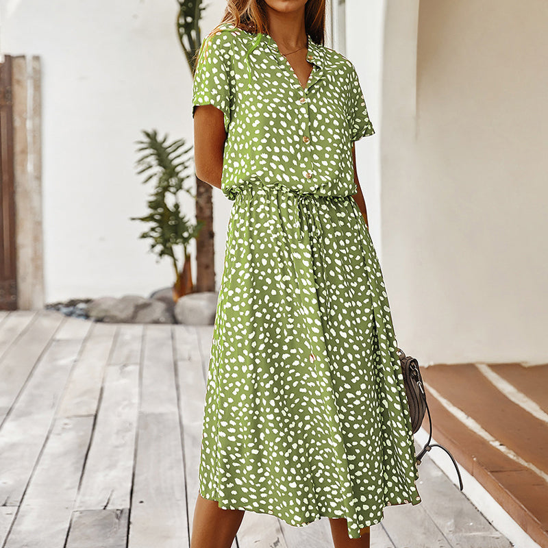 Polka Dot Kleid für Damen - Zanna