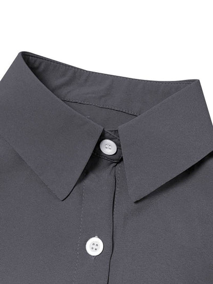 Weißes Button-Down-Hemd - Iria