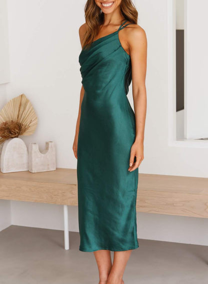 Elegantes Kleid mit einer Schulter - Estele