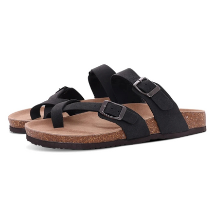 Sandalen mit Korkabsatz - Chanda