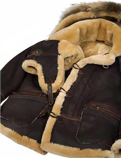 Winterjacke im Shearling-Style - Omer