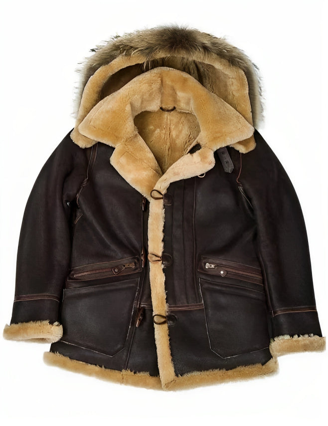 Winterjacke im Shearling-Style - Omer