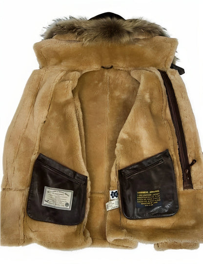 Winterjacke im Shearling-Style - Omer