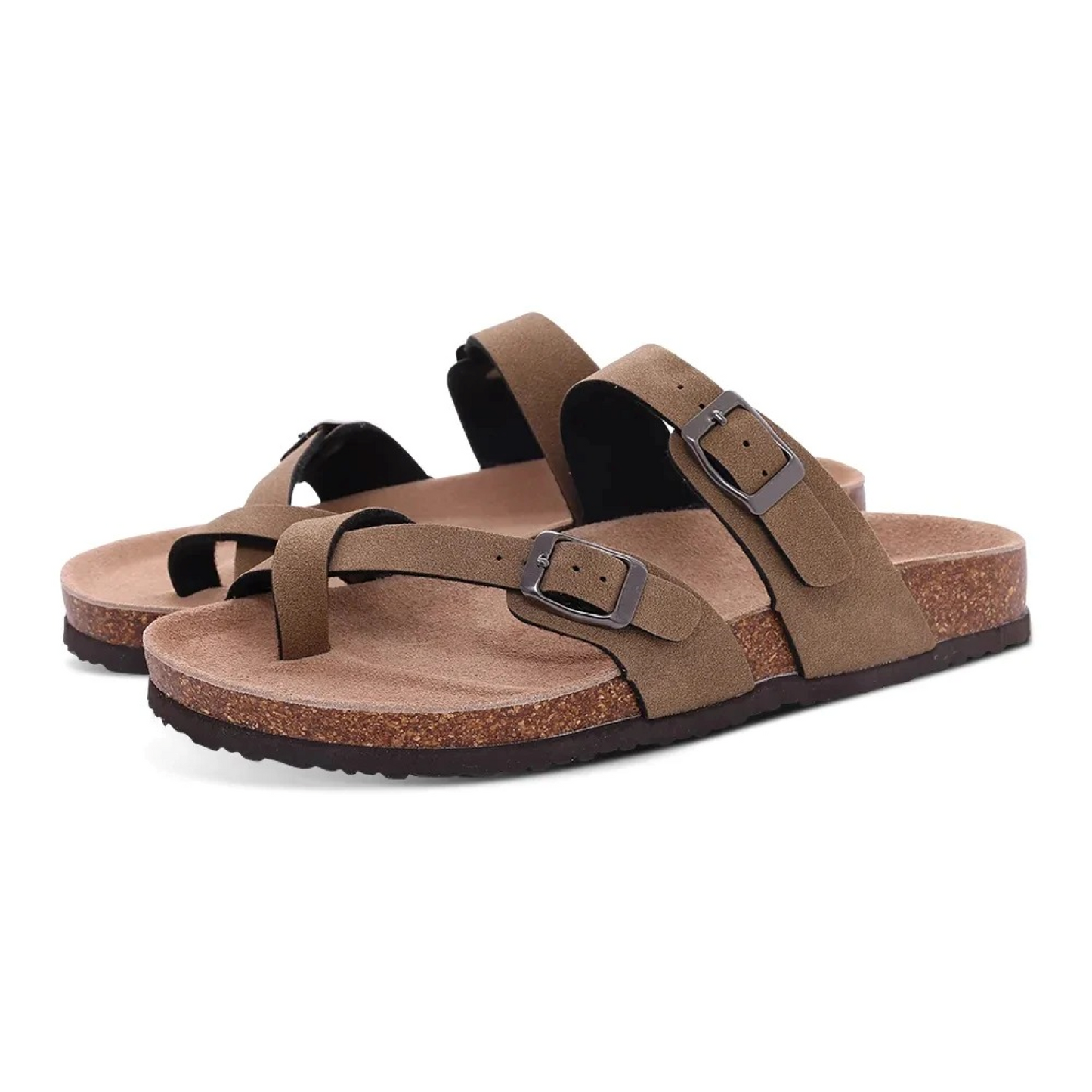 Sandalen mit Korkabsatz - Chanda