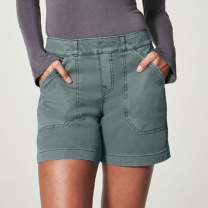 Stretch-Denim-Shorts zum Anziehen - Sena