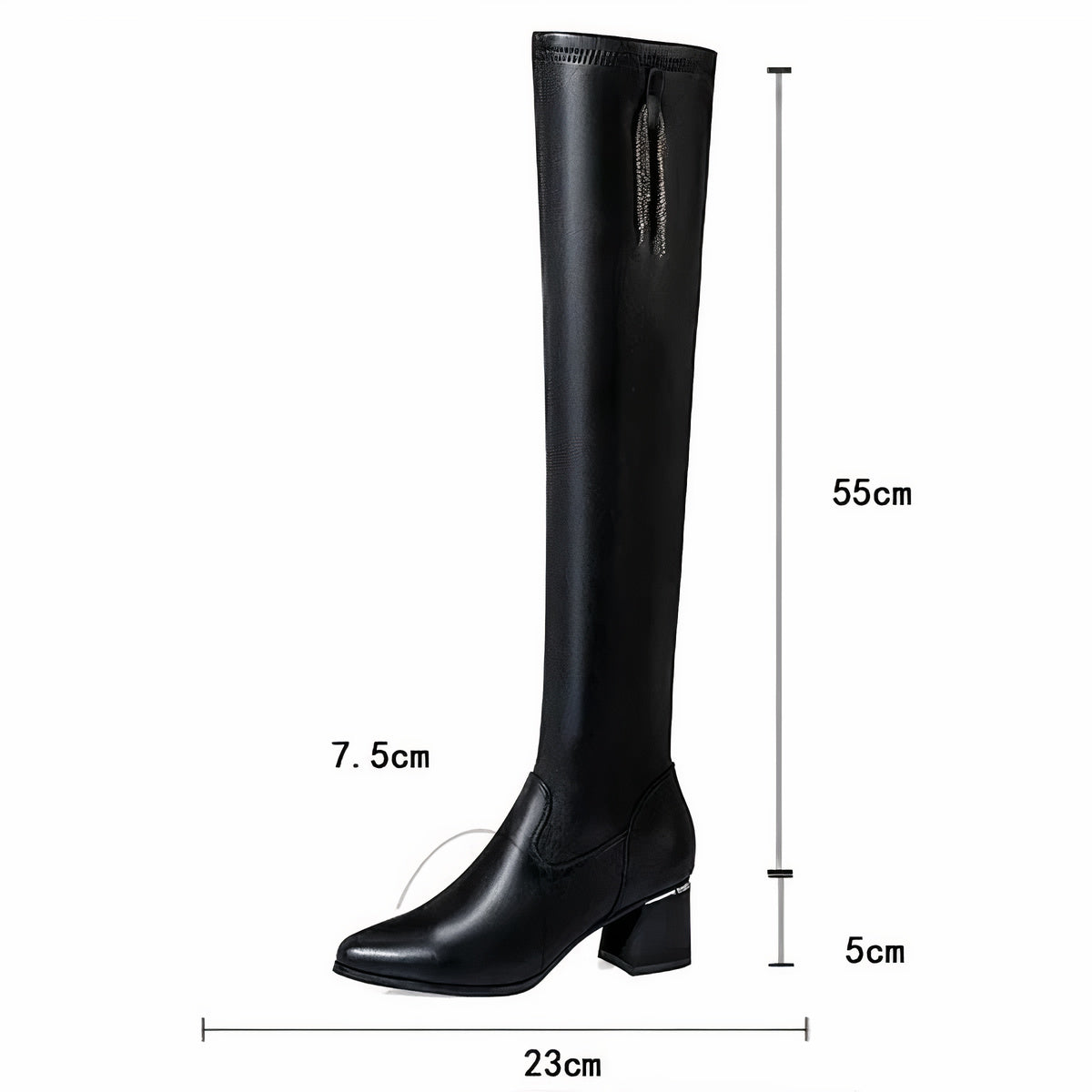 Elastische weiche bequeme Damenstiefel - Ailin