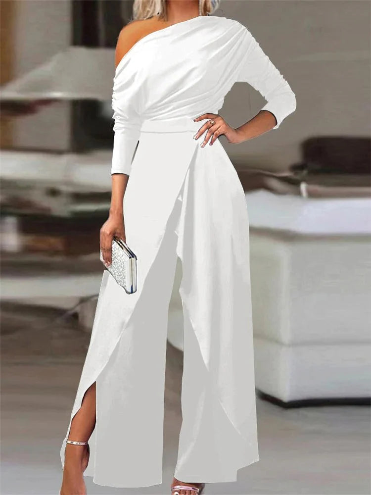 Luxe Jumpsuit mit langen Ärmeln - Alvia