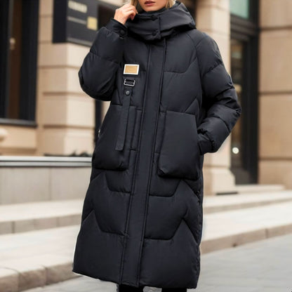 Lange Winter-Parka-Jacke für Frauen - Axella