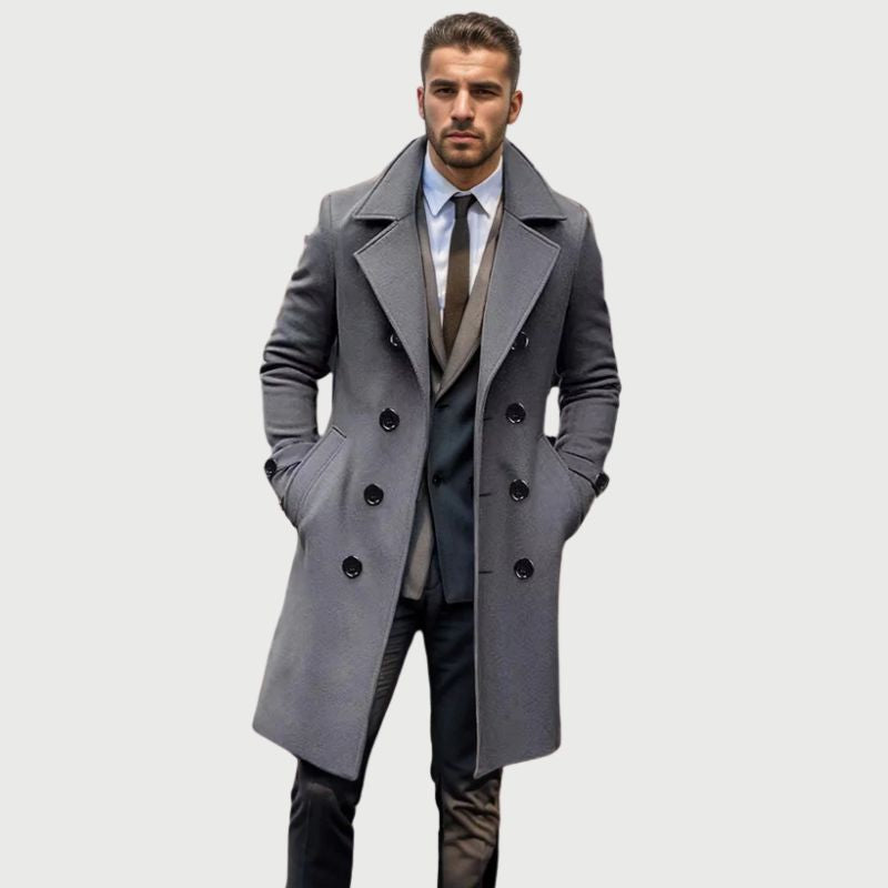 Doppelreihiger Mode-Trenchcoat für Herren - Adrian