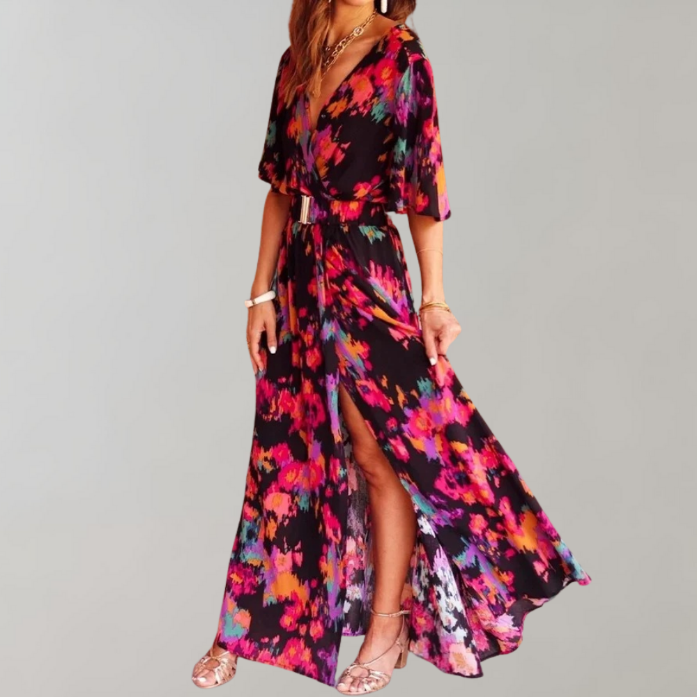 Maxi-Wickel-Sommerkleid - Chia