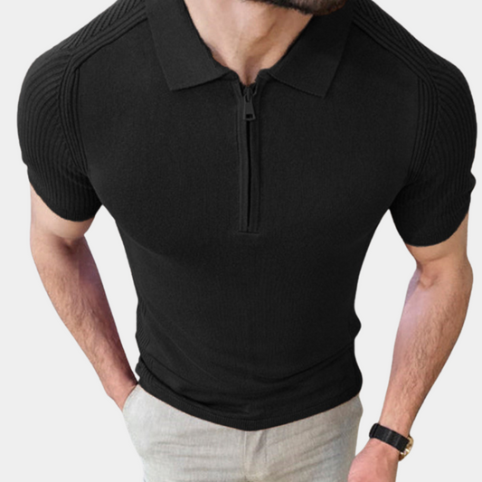 Herren-Poloshirt mit Reißverschluss - Richard