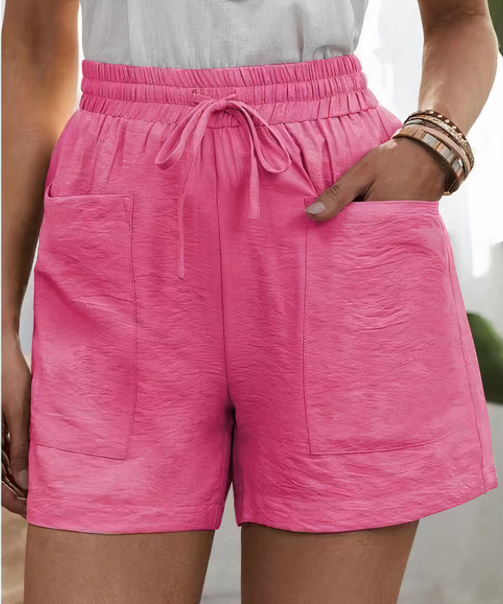 Hochtaillierte Sommershorts für Frauen - Cece