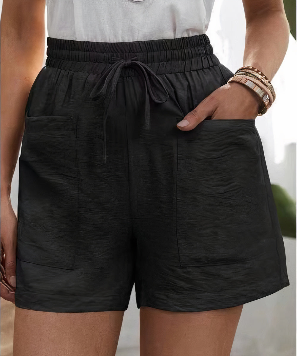 Hochtaillierte Sommershorts für Frauen - Cece