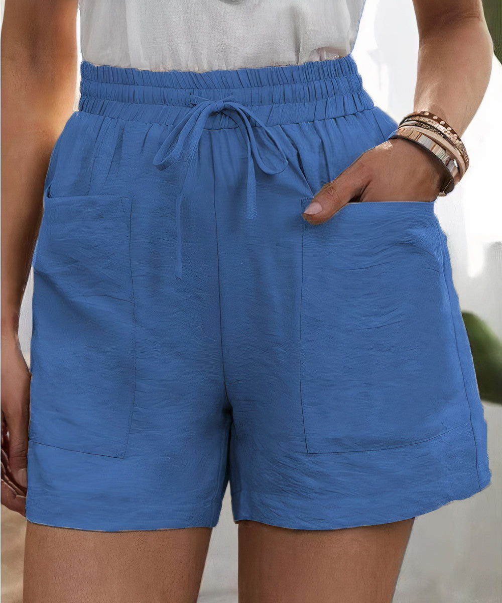 Hochtaillierte Sommershorts für Frauen - Cece