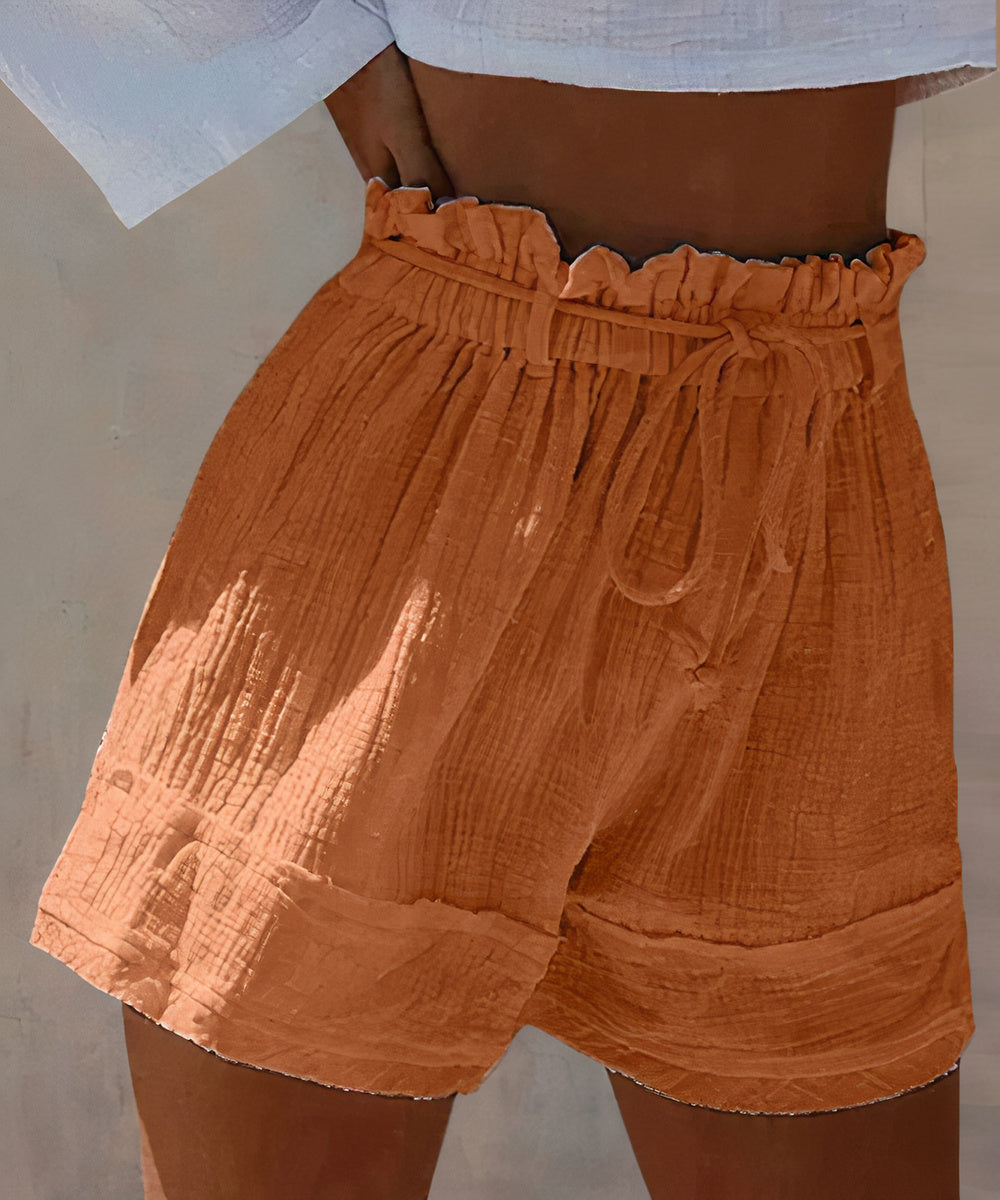 Hochtaillierte Sommershorts für Frauen - Cece