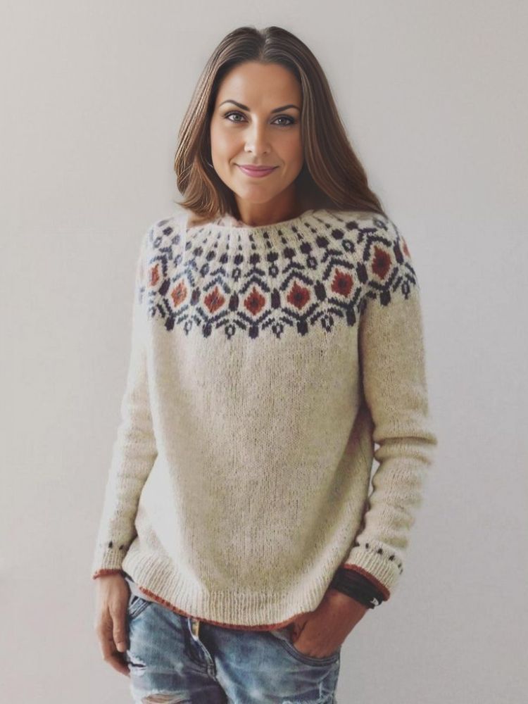 Vintage-Strickpullover - Eliora