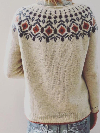 Vintage-Strickpullover - Eliora