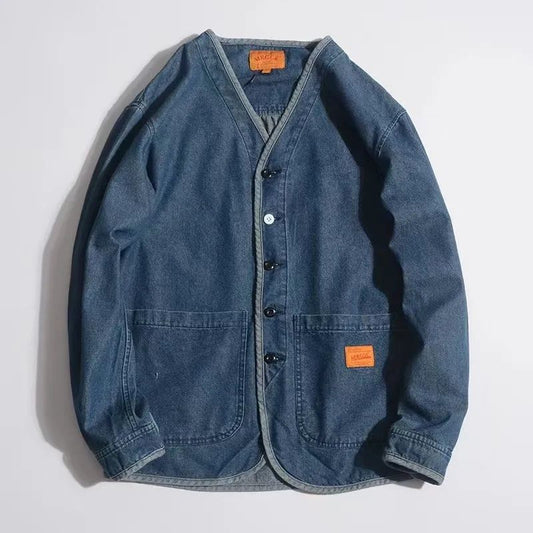 Französische Vintage Denim Jacke Für Männer - Eric