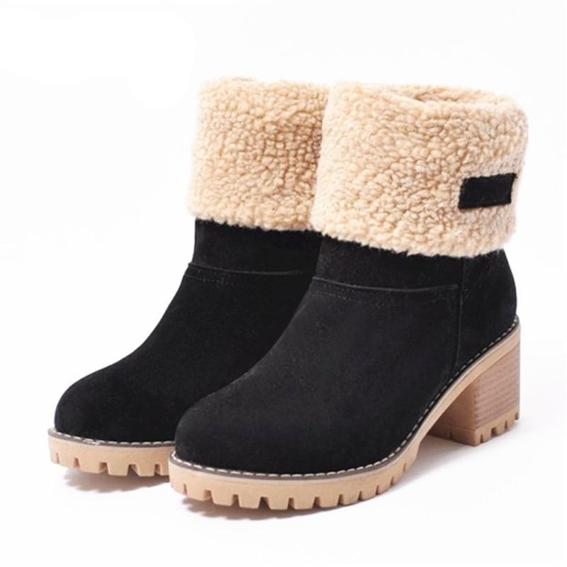 Warme Winter-Schneestiefel für Damen - Carle