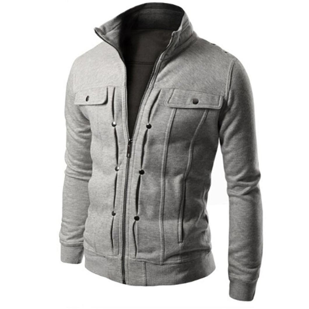 Elegante Herren-Zip-Up-Jacke - Gerod