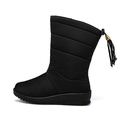 Warme weiche Damen-Winterstiefel - Suze