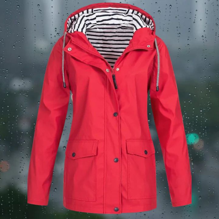 Regenfeste Windjacke für Frauen - Hellee