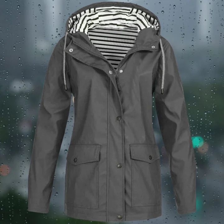 Regenfeste Windjacke für Frauen - Hellee