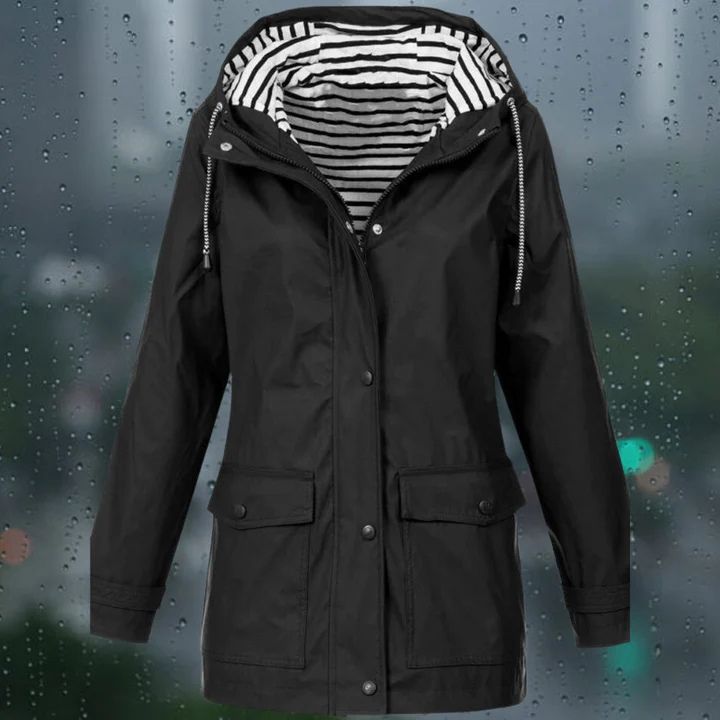 Regenfeste Windjacke für Frauen - Hellee