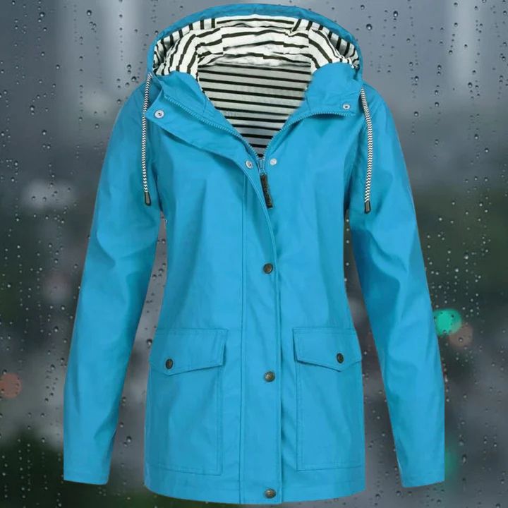 Regenfeste Windjacke für Frauen - Hellee