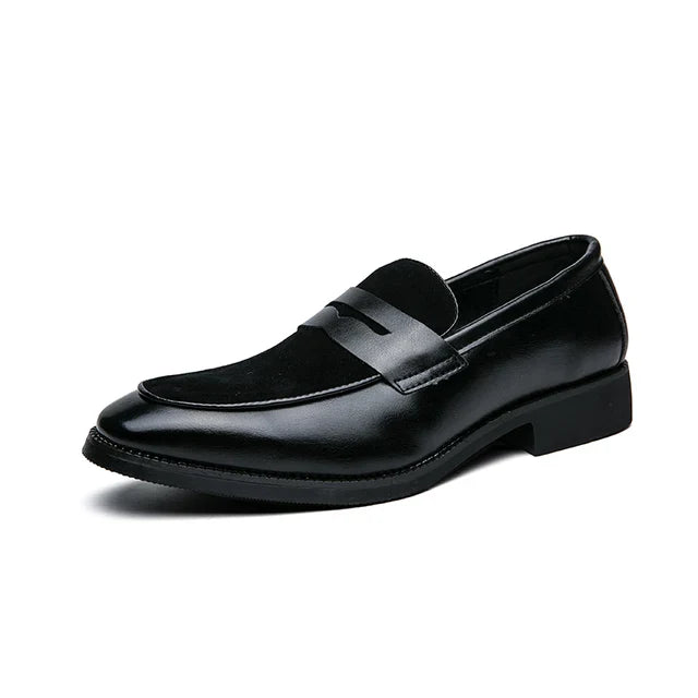 Elegante Loafers aus Wildleder und Leder - Bray