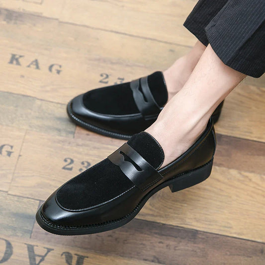 Elegante Loafers aus Wildleder und Leder - Bray