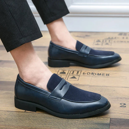 Elegante Loafers aus Wildleder und Leder - Bray