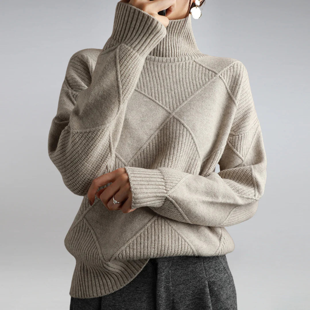 Cashmere Rollkragenpullover - Ilse