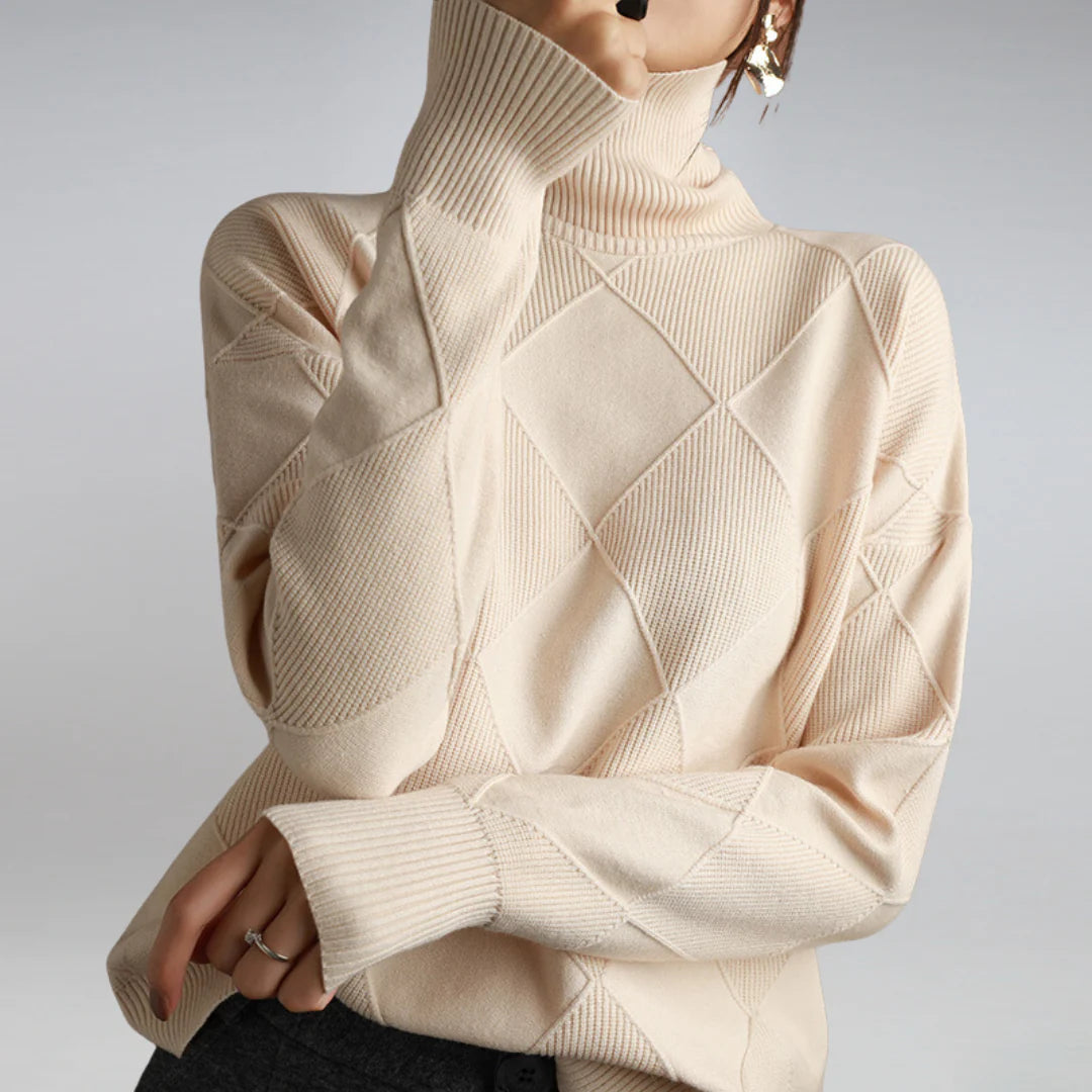 Cashmere Rollkragenpullover - Ilse