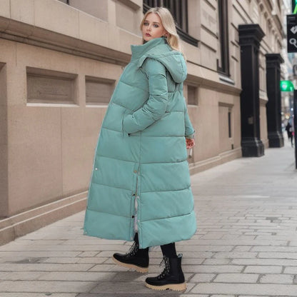 Lange Winterjacke mit lockerer Passform - Jordis