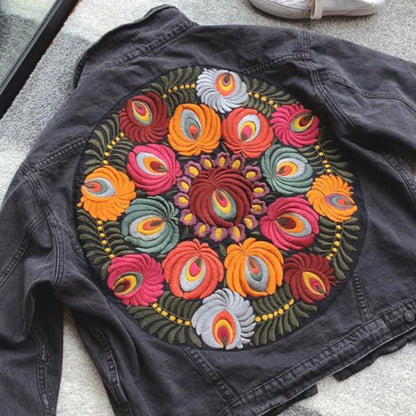 Bohemian-Jeansjacke - Julia