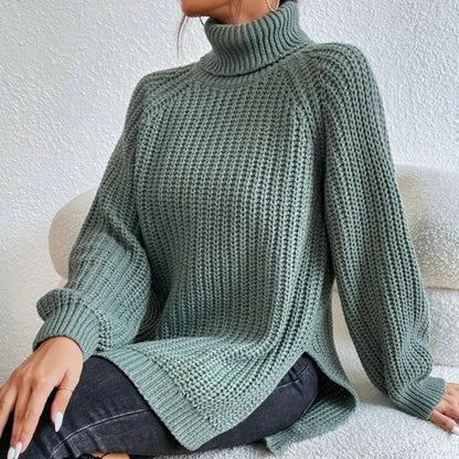 Eleganter Rollkragen-Strickpullover - Kaliyah