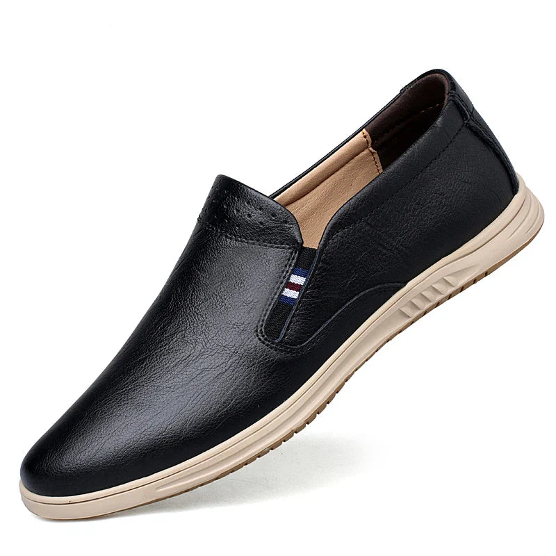 Bequeme Loafer aus Leder - Cyran