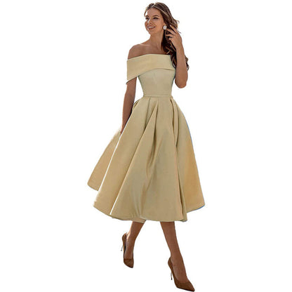 Elegantes Partykleid aus Satin - Abony