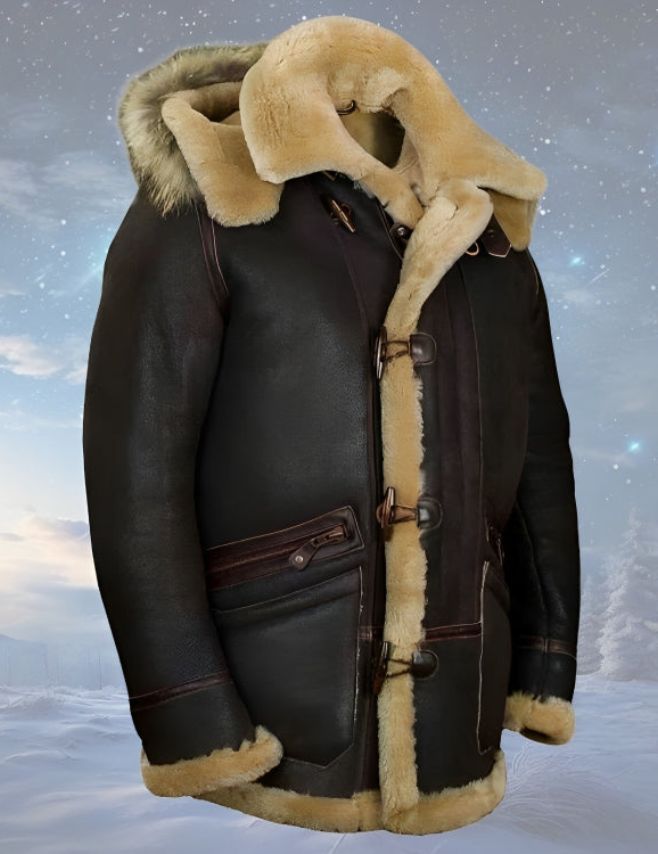 Winterjacke im Shearling-Style - Omer