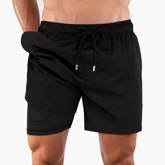 Kompressionsgefütterte Badeshorts - Jake