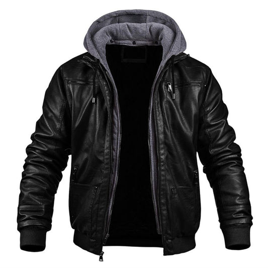 Stylische Premium-Leder-Winterjacke - Rikki