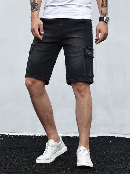 Cargo-Denim- Kurzhose für Männer -  Roley