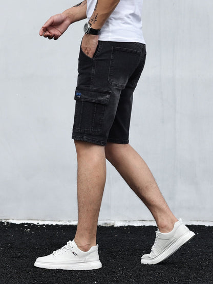 Cargo-Denim- Kurzhose für Männer -  Roley