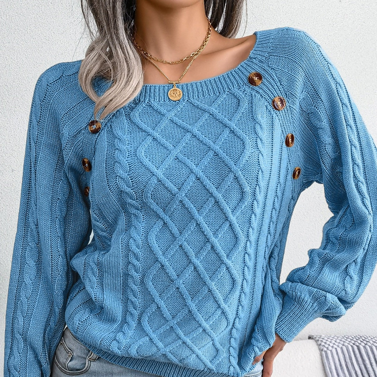 Stilvoller Strickpullover für Frauen - Adelinda