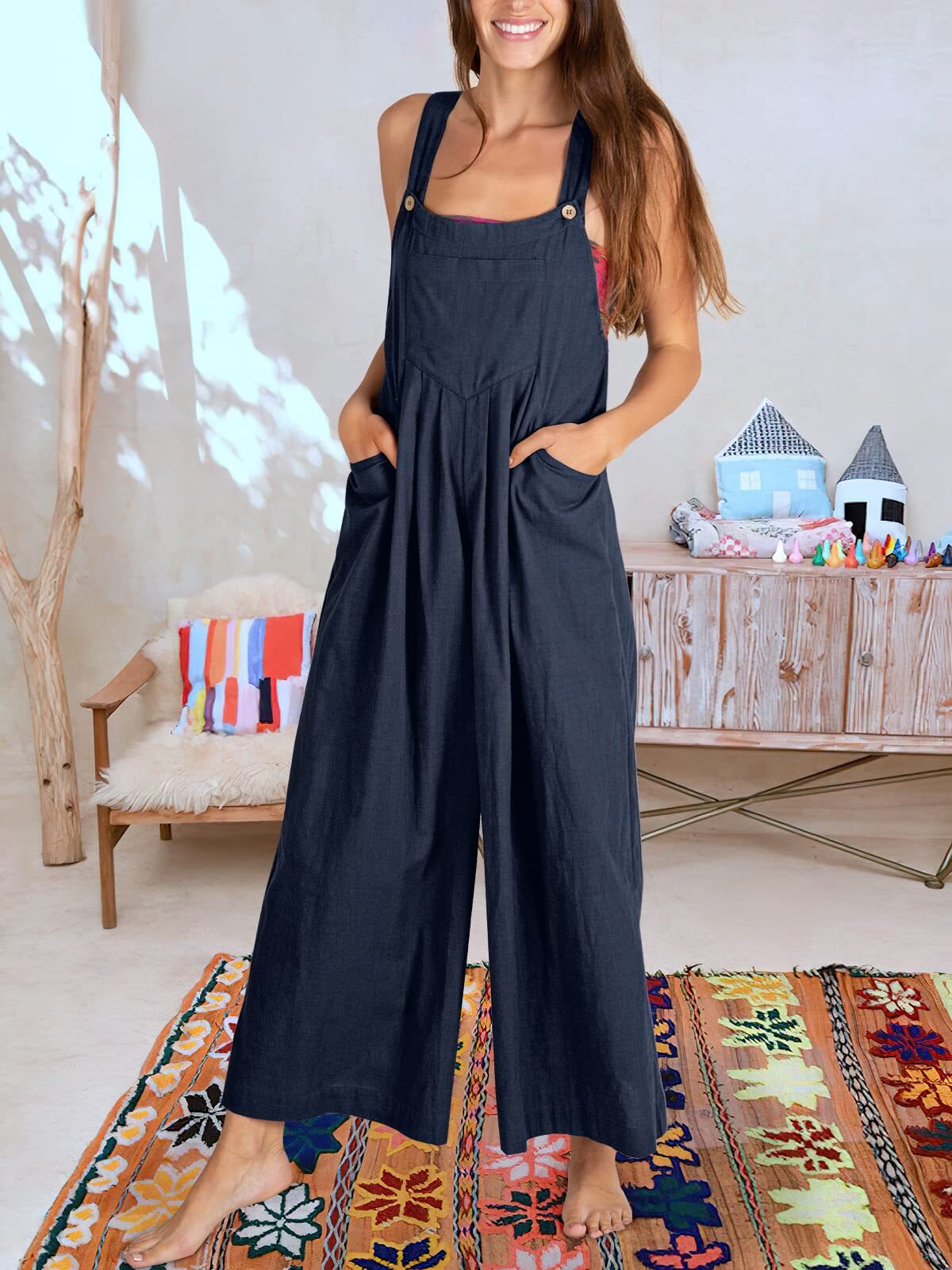 Ärmelloser Jumpsuit für Frauen - Tara